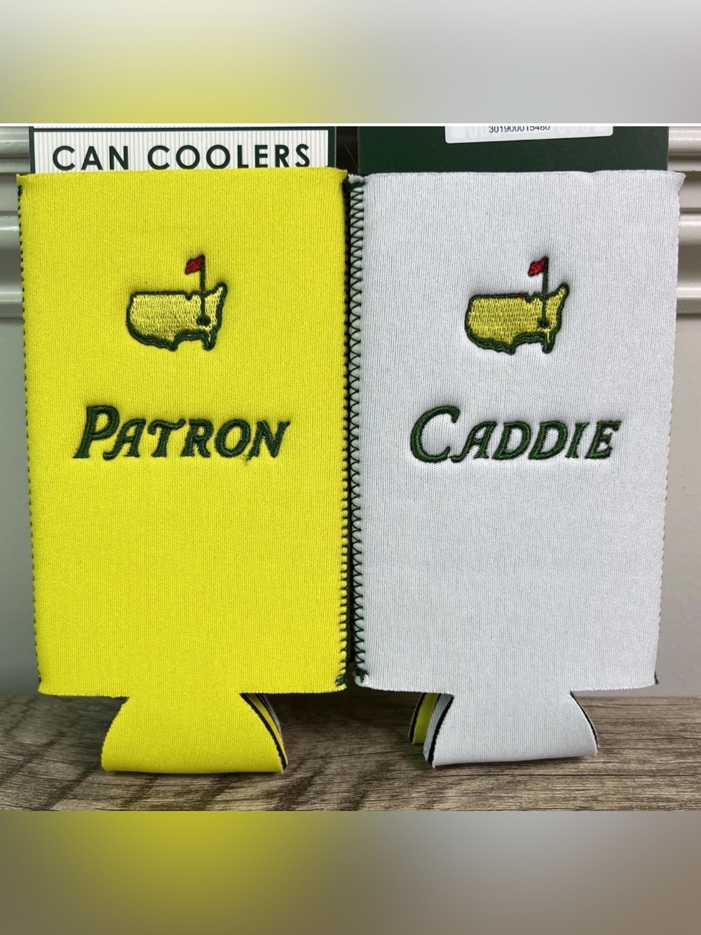 2026 Masters Tall Koozies- Set of 2: Patron + Caddie NWT